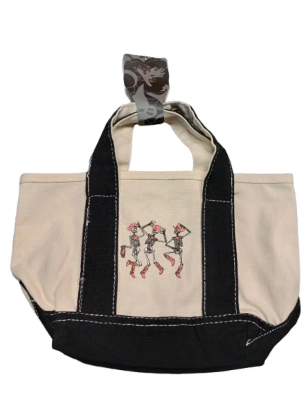 NWT Violet Skye Day of the Dead Skeletons Mini-Tote as Pictured